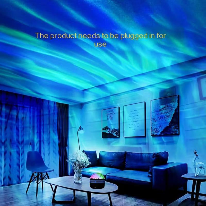 Galaxy Projector Night Light, 1 Count USB Powered Multifunctional Starry Sky Projector Lamp with Remote Control, Ambient Light for Home Living Room Bedroom